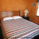 Cozy country bedroom in Cabin 10, (Mountain Haven), in Pigeon Forge, Tennessee.