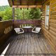 Back Deck View of Cabin 15 (A Bears Life) at Eagles Ridge Resort at Pigeon Forge, Tennessee.