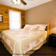 Bedroom View of Cabin 15 (A Bears Life) at Eagles Ridge Resort at Pigeon Forge, Tennessee.