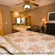 Country Bedroom View of Cabin 15 (A Bears Life) at Eagles Ridge Resort at Pigeon Forge, Tennessee.