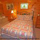Bedroom View of Cabin 19 (Fryemont Manor) at Eagles Ridge Resort at Pigeon Forge, Tennessee.