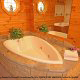 Private Jacuzzi in Cabin 19 (Fryemont Manor) at Eagles Ridge Resort at Pigeon Forge, Tennessee.