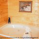 Private jacuzzi tub Cabin 2, (Close To Heaven), in Pigeon Forge, Tennessee.