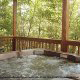 Hot Tub on Deck in Cabin 20 (Eagles Roost) at Eagles Ridge Resort at Pigeon Forge, Tennessee.
