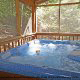Hot Tub on Deck in Cabin 202 (Now And Forever) at Eagles Ridge Resort at Pigeon Forge, Tennessee.