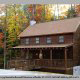 Outside View of Cabin 203 (Kevins Haven) at Eagles Ridge Resort at Pigeon Forge, Tennessee.