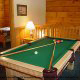 Game Room View of Cabin 203 (Kevins Haven) at Eagles Ridge Resort at Pigeon Forge, Tennessee.