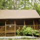 Front Porch View of Cabin 205 (Love Nest) at Eagles Ridge Resort at Pigeon Forge, Tennessee.
