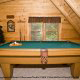 Game Room View of Cabin 205 (Love Nest) at Eagles Ridge Resort at Pigeon Forge, Tennessee.