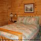 One of 5 bedrooms in cabin 207 (Count Your Blessings) at Eagles Ridge Resort at Pigeon Forge, Tennessee.