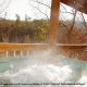 Hot Tub on Deck in Cabin 21 (Nestlewood) at Eagles Ridge Resort at Pigeon Forge, Tennessee.
