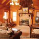 Living Room View of Cabin 21 (Nestlewood) at Eagles Ridge Resort at Pigeon Forge, Tennessee.