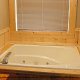 Private Jacuzzi View of Cabin 212 (Codys Comfort) at Eagles Ridge Resort at Pigeon Forge, Tennessee.