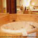 Private jacuzzi in cabin 213 (Treasured Times), in Pigeon Forge, Tennessee.