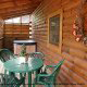 Back Porch View of Cabin 215 (Red Bird Haven) at Eagles Ridge Resort at Pigeon Forge, Tennessee.