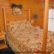 Bedroom View of Cabin 215 (Red Bird Haven) at Eagles Ridge Resort at Pigeon Forge, Tennessee.