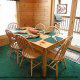 Dining Room View of Cabin 215 (Red Bird Haven) at Eagles Ridge Resort at Pigeon Forge, Tennessee.