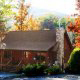 Front outside view of cabin 222 (Robins Nest), in Pigeon Forge, Tennessee. 