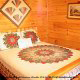 Bedroom View of Cabin 224 (Southern Comfort) at Eagles Ridge Resort at Pigeon Forge, Tennessee.