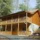 Exterior View of Cabin 225 (Vivs View) at Eagles Ridge Resort at Pigeon Forge, Tennessee.