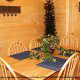 Country dining room in cabin 226 (Ledfords Lodge), in Pigeon Forge, Tennessee.