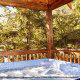 Slip into this luxurious hot tub on the deck of cabin 226 (Ledfords Lodge), in Pigeon Forge, Tennessee.