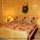 Bedroom View of Cabin 227 (Bearry Nice) at Eagles Ridge Resort at Pigeon Forge, Tennessee.