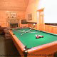 Game Room View of Cabin 229 (Brief Escape) at Eagles Ridge Resort at Pigeon Forge, Tennessee.