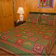 Bedroom View of Cabin 23 (Smoky Memories) at Eagles Ridge Resort at Pigeon Forge, Tennessee.