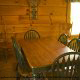 Dining Room View of Cabin 23 (Smoky Memories) at Eagles Ridge Resort at Pigeon Forge, Tennessee.