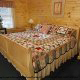 Bedroom View of Cabin 230 (Smoky Mountain Paradise) at Eagles Ridge Resort at Pigeon Forge, Tennessee.