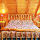 Bedroom View of Cabin 231 (Treasure Mountain) at Eagles Ridge Resort at Pigeon Forge, Tennessee.