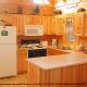 Kitchen View of Cabin 232 (Mountain Spirits) at Eagles Ridge Resort at Pigeon Forge, Tennessee.