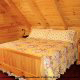 One of 5 country bedrooms in cabin 234 (Dancing Bear Lodge) at Eagles Ridge Resort at Pigeon Forge, Tennessee.