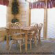 Country dining room  in cabin 239 (Sleepy Bear) , in Pigeon Forge, Tennessee.