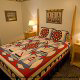 One of 7 country bedrooms in cabin 241 (Eagle Crest Lodge) at Eagles Ridge Resort at Pigeon Forge, Tennessee.