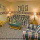 Large country den in cabin 241 (Eagle Crest Lodge) at Eagles Ridge Resort at Pigeon Forge, Tennessee.