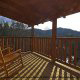 Panoramic view from front porch in cabin 244 (Blackhawk Hideaway) , in Pigeon Forge, Tennessee.