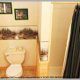 Bathroom with Shower in Cabin 245 (Almost Heaven) at Eagles Ridge Resort at Pigeon Forge, Tennessee.