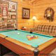 Game Room View of Cabin 245 (Almost Heaven) at Eagles Ridge Resort at Pigeon Forge, Tennessee.