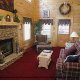 Living room with fire place in cabin 248 (Scenic Hideaway ) , in Pigeon Forge, Tennessee.