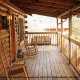 Back Deck View of Cabin 249 (Taylors Treasure) at Eagles Ridge Resort at Pigeon Forge, Tennessee.