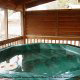 Hot Tub on Deck in Cabin 249 (Taylors Treasure) at Eagles Ridge Resort at Pigeon Forge, Tennessee.