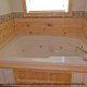 Private Jacuzzi View of Cabin 249 (Taylors Treasure) at Eagles Ridge Resort at Pigeon Forge, Tennessee.