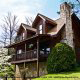 Exterior side picture of cabin 25 (Country Daze) , in Pigeon Forge, Tennessee.