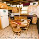 Dining room kitchen in cabin 25 (Country Daze) , in Pigeon Forge, Tennessee.
