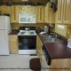 Fully furnished kitchen in cabin 251 (Eagles Landing ) , in Pigeon Forge, Tennessee.