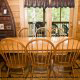 Country dining room in cabin 252 (Coal Miners Daughter) at Eagles Ridge Resort at Pigeon Forge, Tennessee.