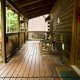 Back Deck View of Cabin 257 (Mountain Charm) at Eagles Ridge Resort at Pigeon Forge, Tennessee.