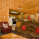 Family Room View of Cabin 257 (Mountain Charm) at Eagles Ridge Resort at Pigeon Forge, Tennessee.